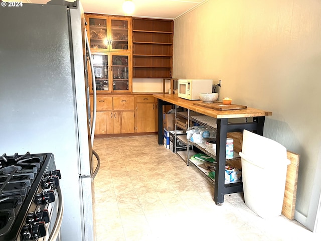 view of storage area