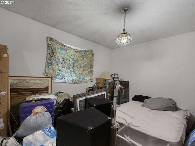 15600 SE Orient Dr, Boring, OR 97009 - bedroom featuring a chandelier and a textured ceiling