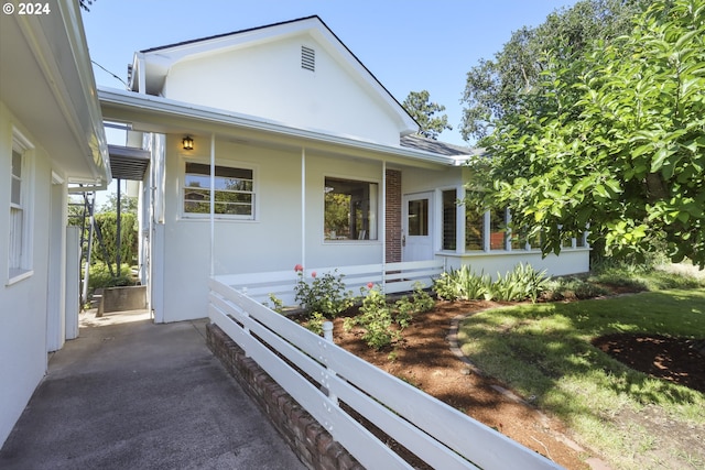 view of front of home