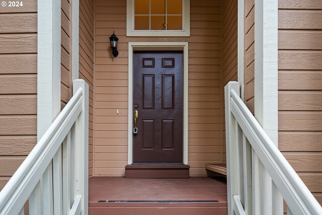 view of entrance to property