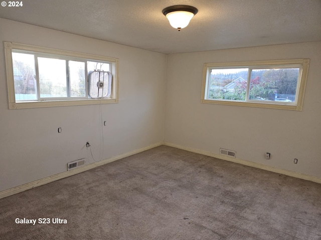 empty room with light colored carpet