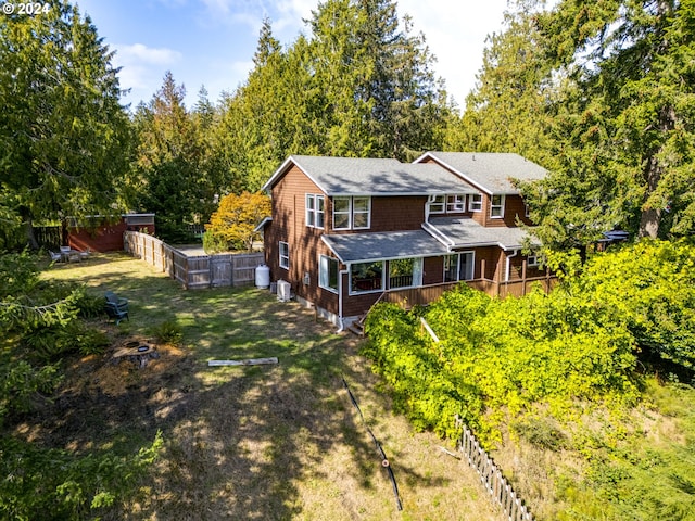 view of rear view of house