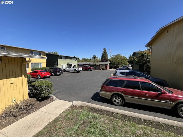 view of car parking