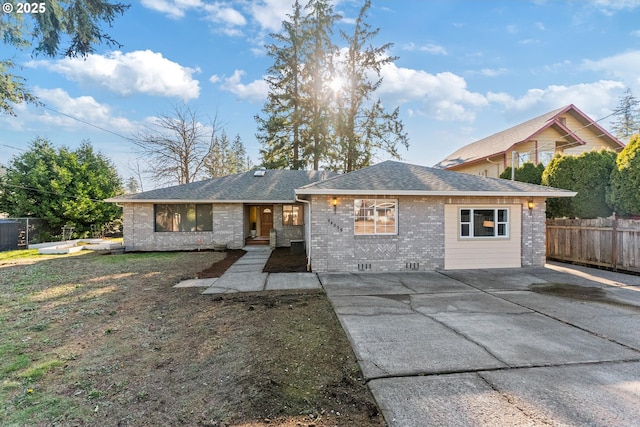 view of prairie-style home