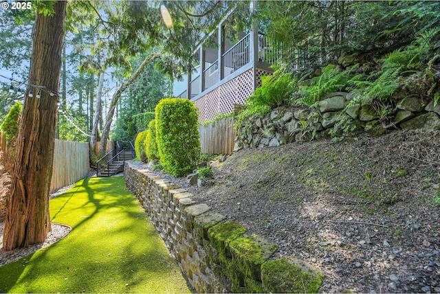 20160 SW 58th Ter, Tualatin, OR 97062 - view of yard with fence and stairway