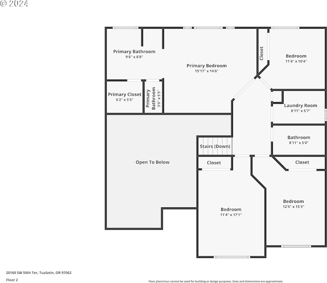 20160 SW 58th Ter, Tualatin, OR 97062 - plan