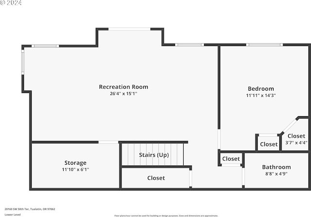 20160 SW 58th Ter, Tualatin, OR 97062 - floor plan