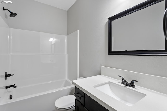 130 E H St, Vernonia, OR 97064 - full bath featuring toilet, bathing tub / shower combination, and vanity