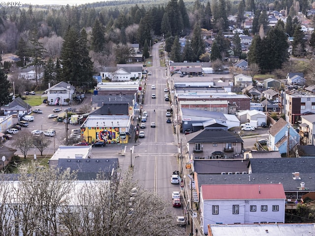 130 E H St, Vernonia, OR 97064 - aerial view of a heavily wooded area
