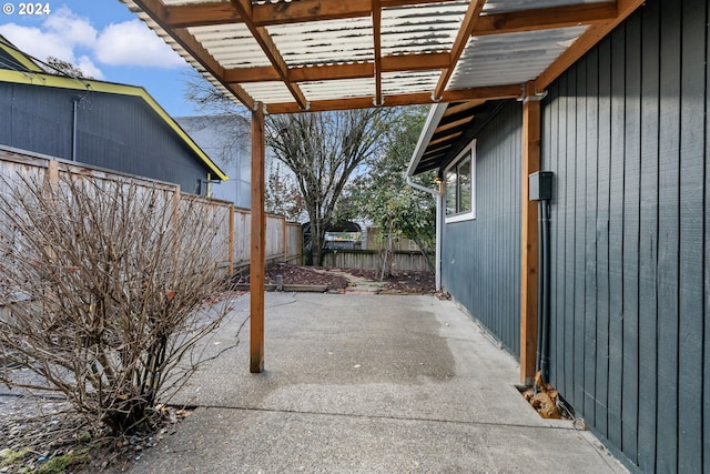 view of patio