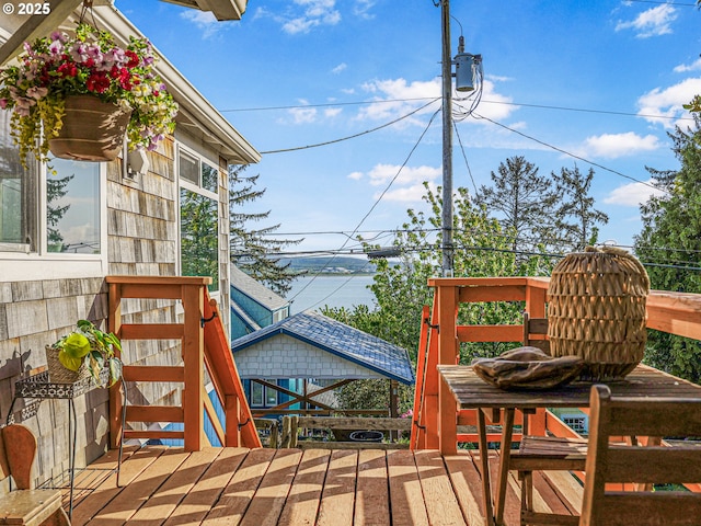 740 Florence Ave, Astoria, OR 97103 - view of wooden terrace