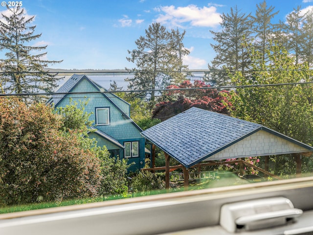 740 Florence Ave, Astoria, OR 97103 - water view featuring a gazebo