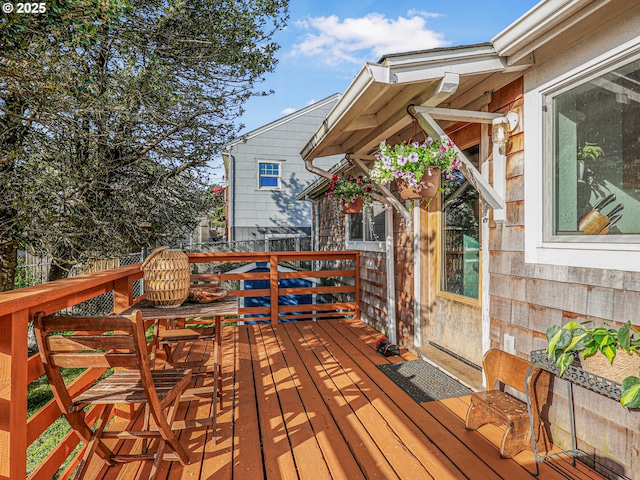 740 Florence Ave, Astoria, OR 97103 - view of wooden deck