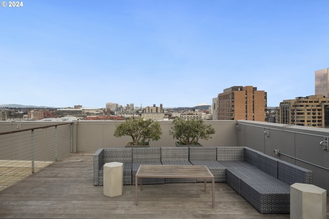 view of patio / terrace featuring outdoor lounge area