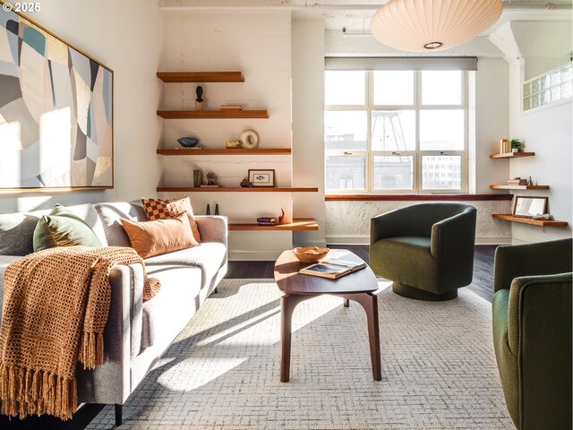 bedroom featuring hardwood / wood-style floors