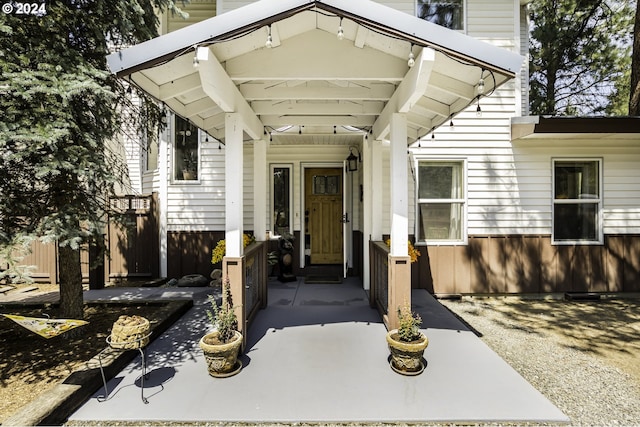 view of entrance to property