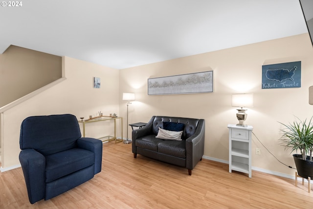 interior space featuring light hardwood / wood-style floors