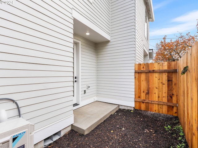 view of entrance to property