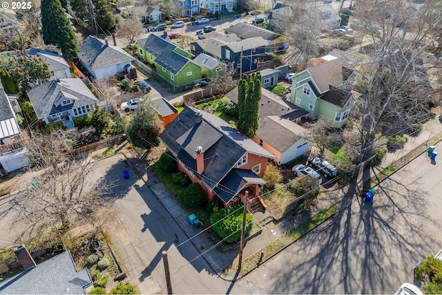 birds eye view of property featuring a residential view