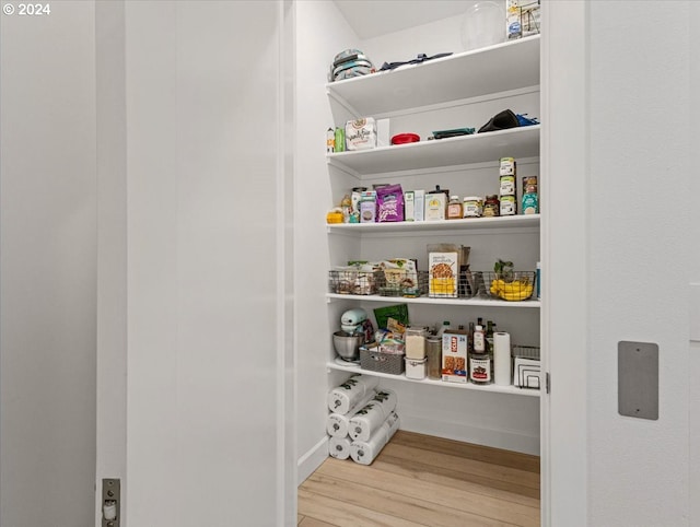 view of pantry