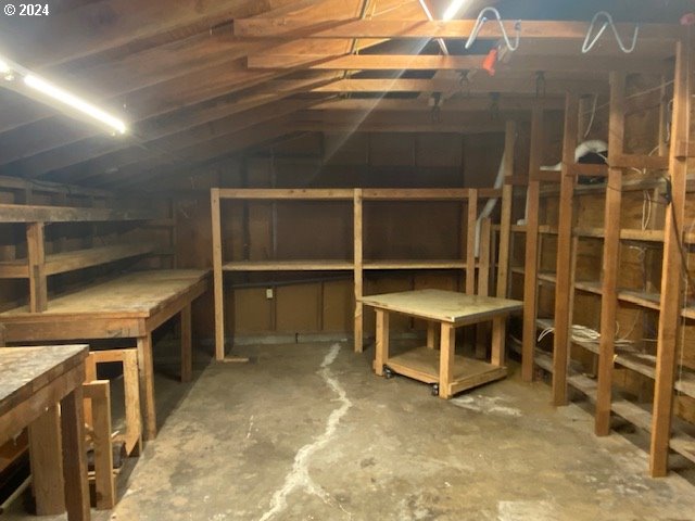 view of basement