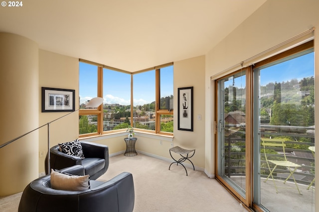 interior space featuring plenty of natural light