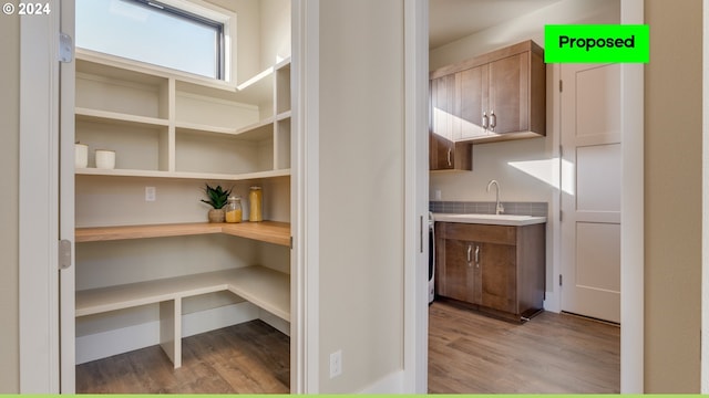 pantry featuring sink