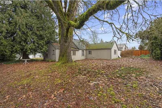 view of rear view of house