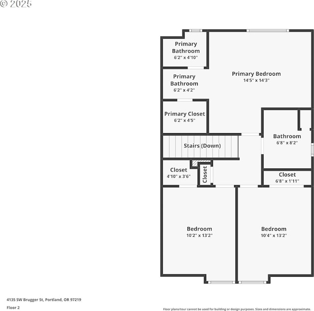 4135 SW Brugger St, Portland, OR 97219 - view of property floor plan