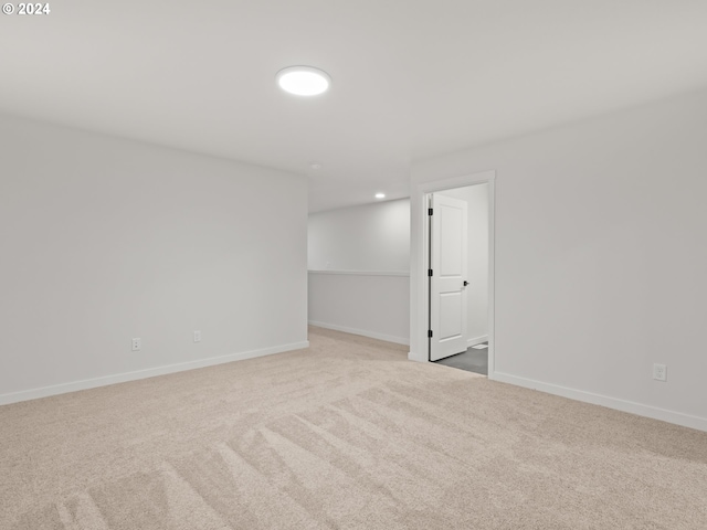 empty room with light carpet