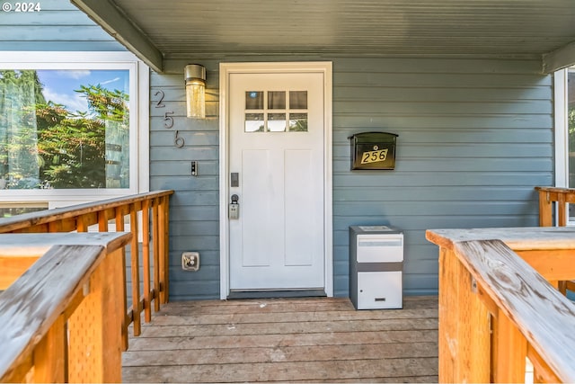 view of entrance to property