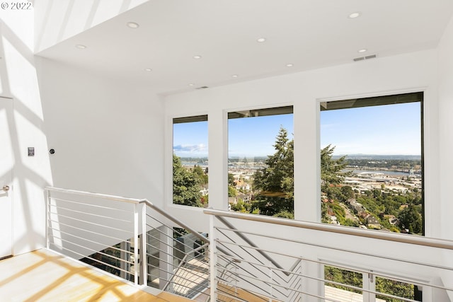 interior space with a wealth of natural light