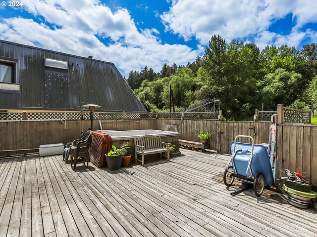 view of deck