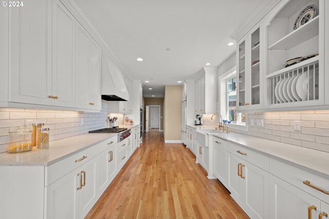 living room featuring an inviting chandelier, light hardwood / wood-style flooring, and a fireplace