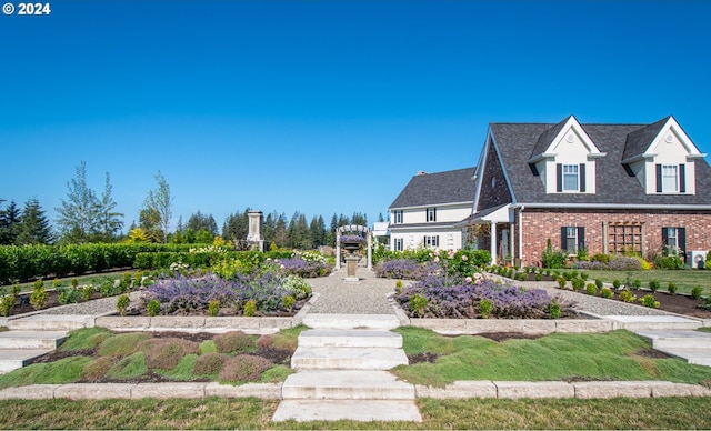 35222 NE 92nd Ct, La Center, WA 98629 - view of front facade with brick siding