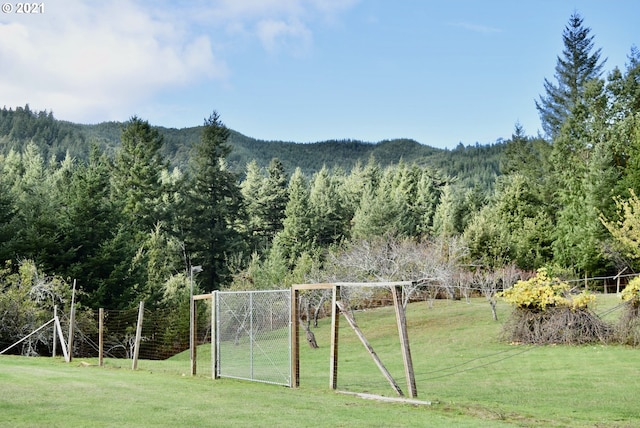 exterior space with a rural view