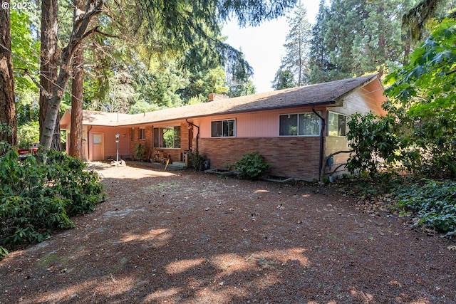 view of ranch-style house