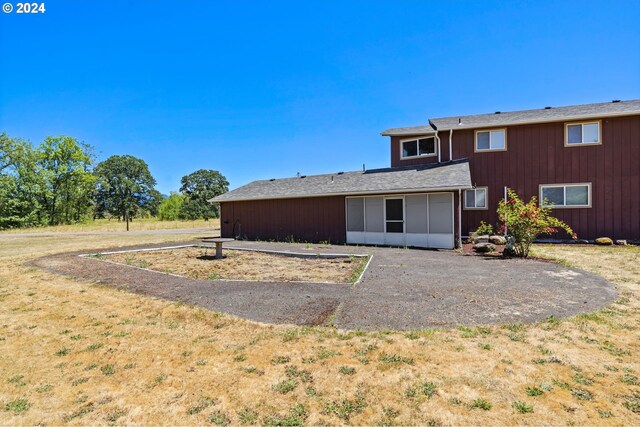 view of rear view of property