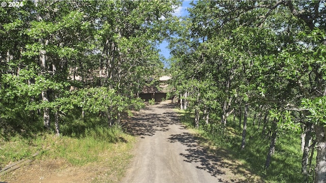 view of road