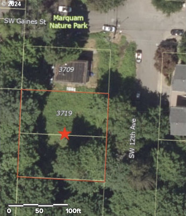 3719 SW 12th Ave, Portland OR, 97239 land for sale