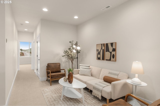 12020 SW Trask St Unit Lt95, Beaverton, OR 97007 - carpeted living room with baseboards and recessed lighting
