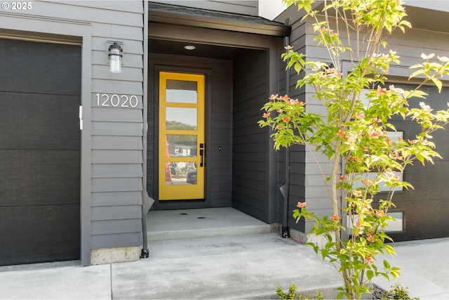 view of entrance to property