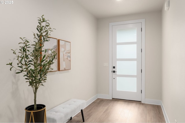 12020 SW Trask St Unit Lt95, Beaverton, OR 97007 - entryway with light wood finished floors and baseboards