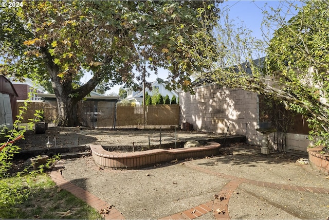 view of yard featuring a patio