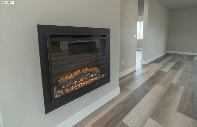 room details featuring hardwood / wood-style flooring