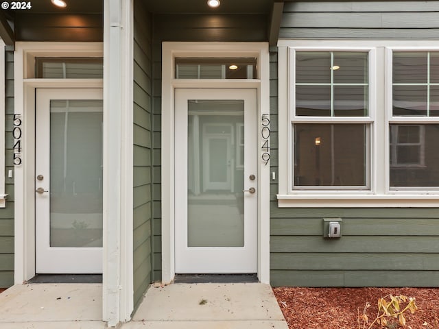 view of entrance to property