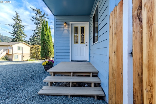 view of property entrance