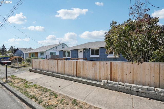 view of ranch-style home