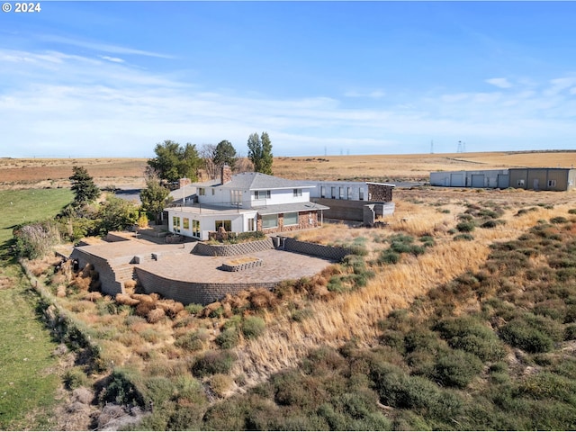 bird's eye view featuring a rural view