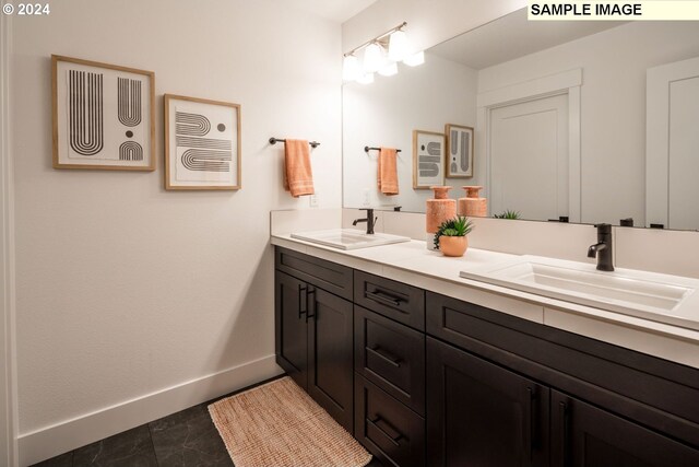 3600 N 11th Cir, Ridgefield, WA 98642 - bathroom with baseboards and double vanity